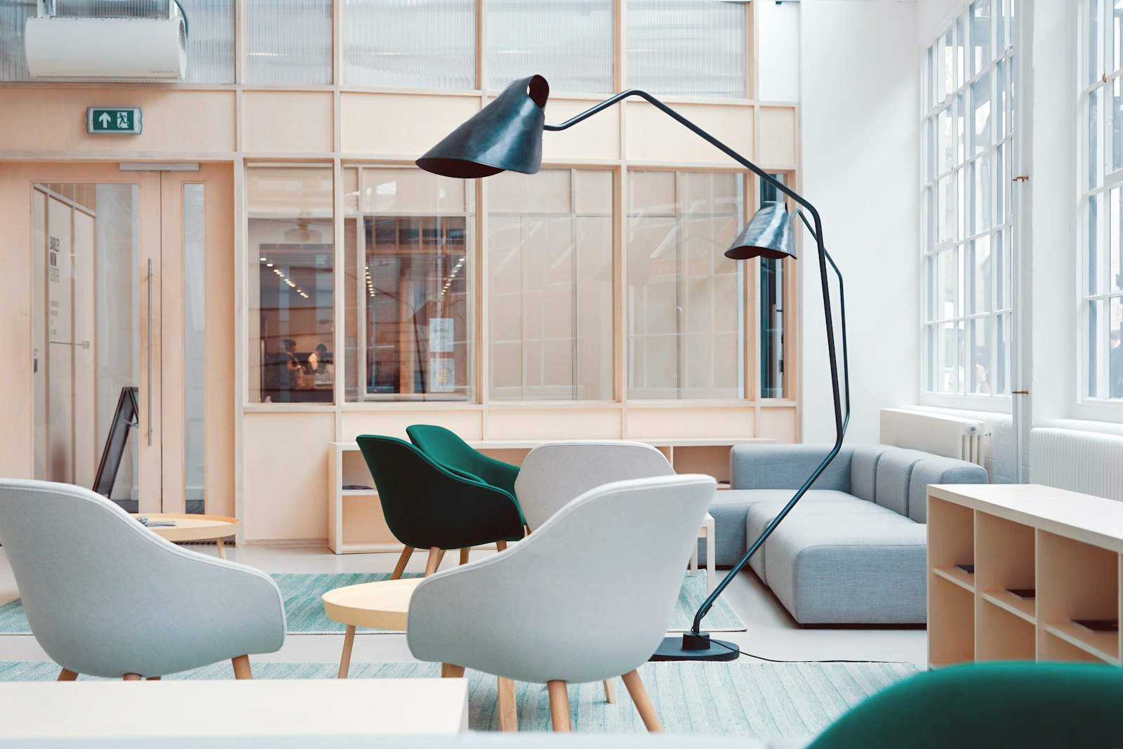 A refined detail of the EngageNexus studio interior in Singapore